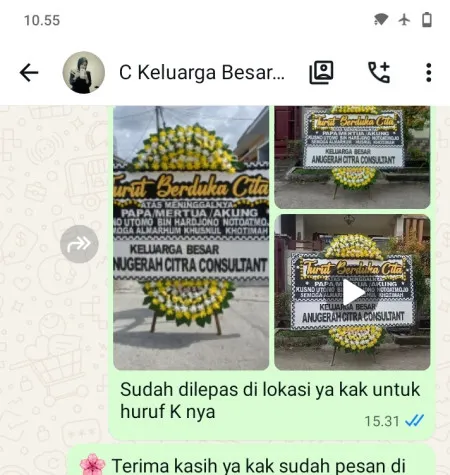 Pengiriman Papan Bunga Duka Sudipayung Ngampel
